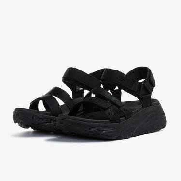  Skechers Max Cushioning-Lured Kadın Siyah Sandalet