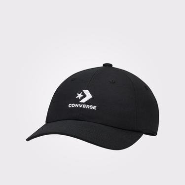  Converse Logo Lock-Up Unisex Siyah Beyzbol Şapkası