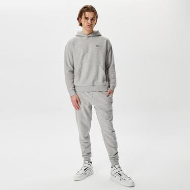  Calvin Klein Boucle Fleece Comfort Jogger Erkek Gri Esofman Altı