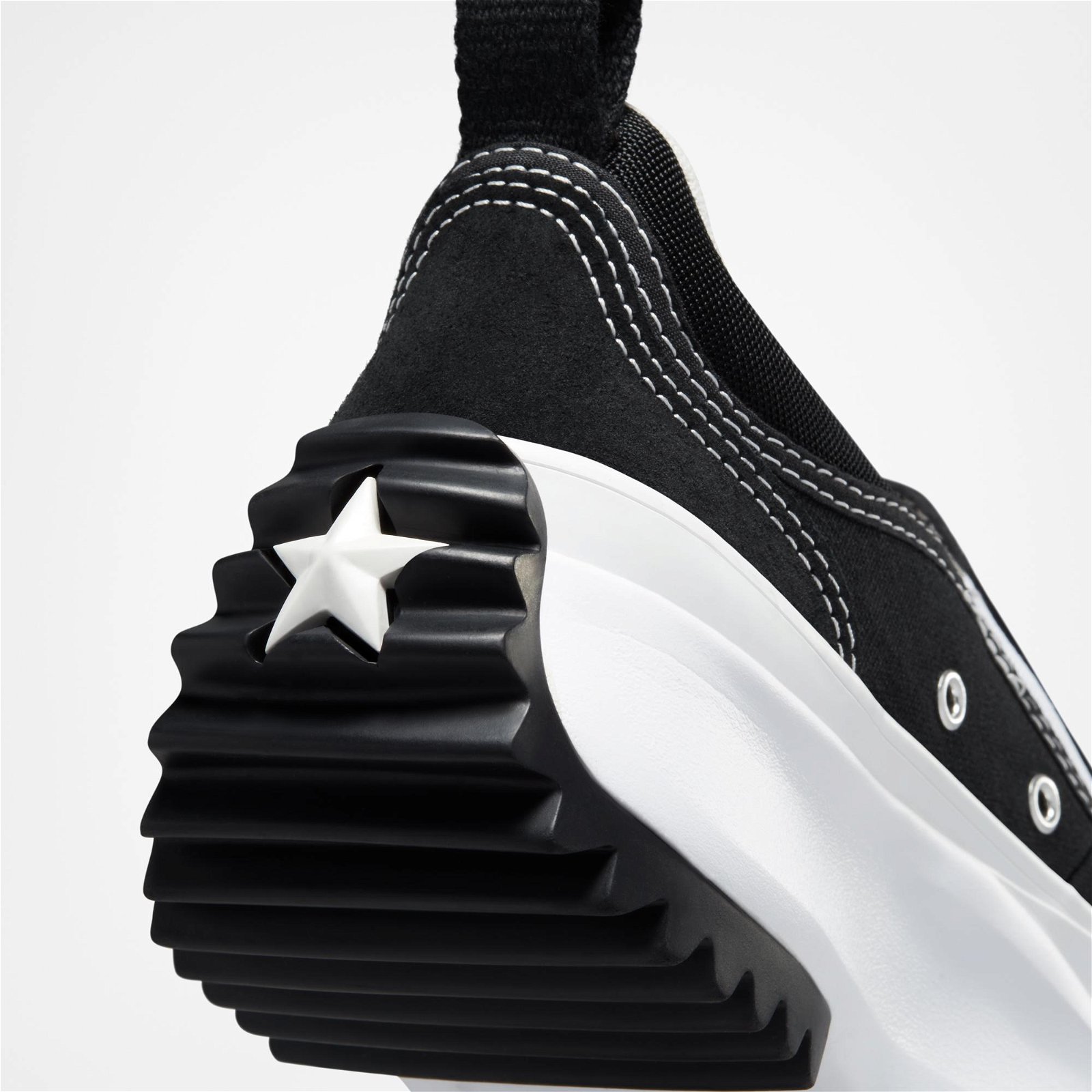 Converse Run Star Hike Slip Platform Kadın Siyah Spor Ayakkabı