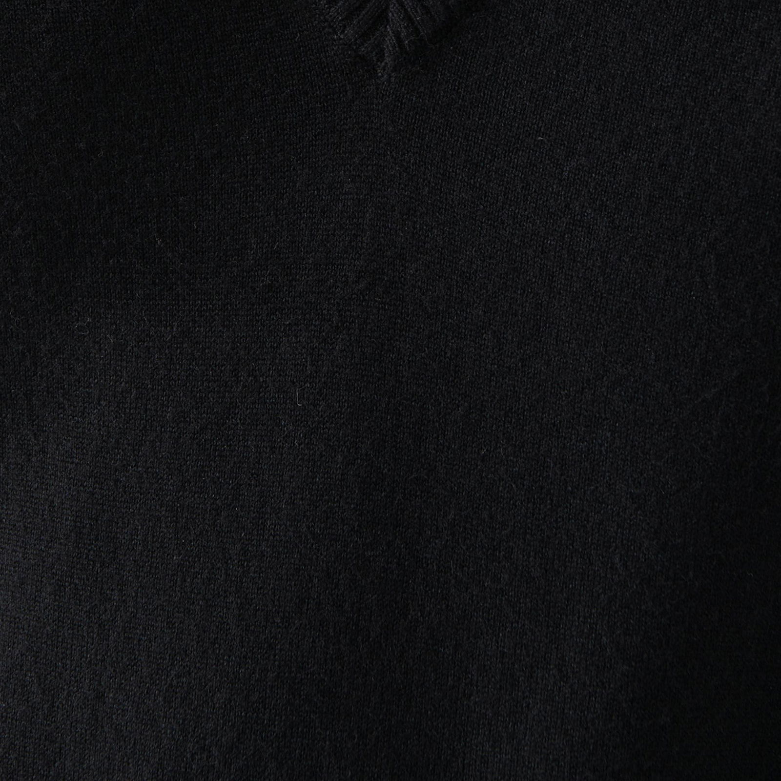 Mavi V Yaka Siyah Kazak Loose Fit / Bol Rahat Kesim 1710144-900