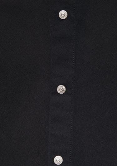  Mavi Siyah Denim Gömlek Oversize / Geniş Kesim 0210520-900