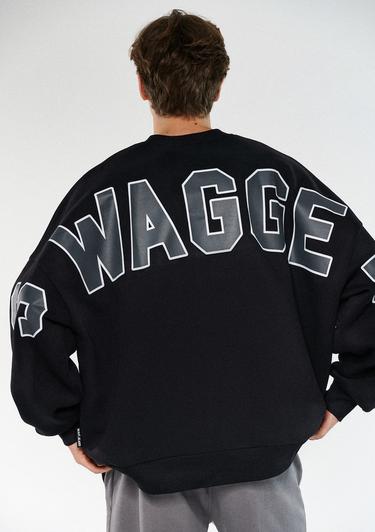  Mavi Swagger Baskılı Siyah Sweatshirt 0611181-900