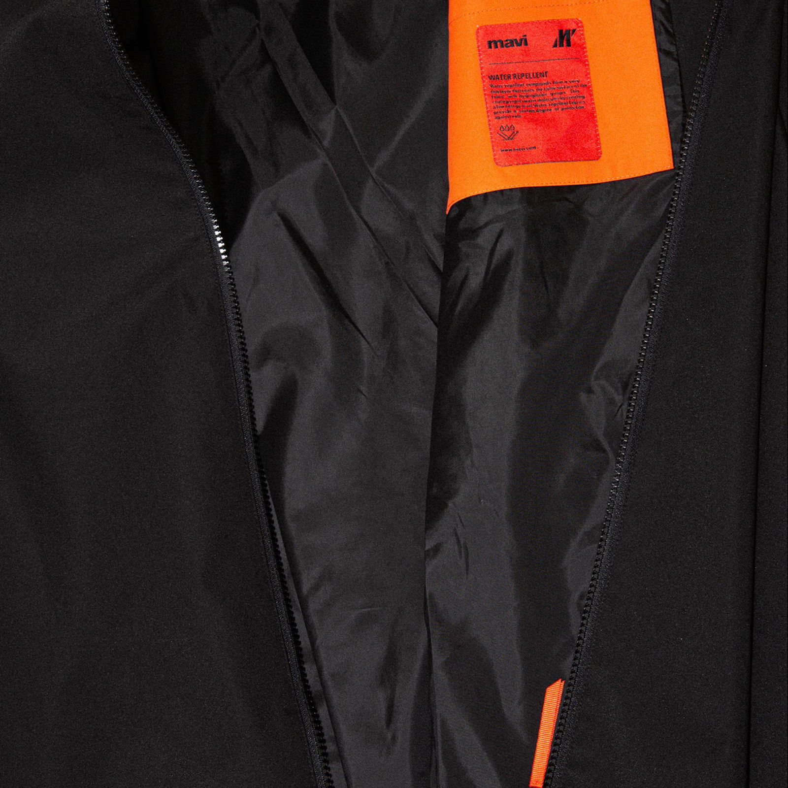 Mavi Uzun Siyah Yağmurluk Regular Fit / Normal Kesim 1110130-900