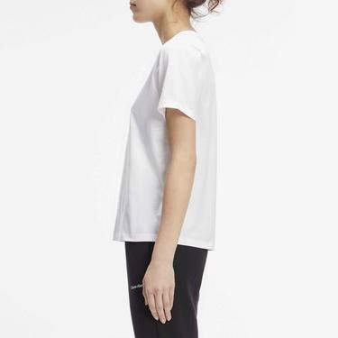  Calvin Klein Micro Logo Beyaz Kadın T-Shirt