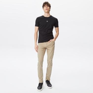  Calvin Klein Jeans Micro Monologo Erkek Siyah T-Shirt