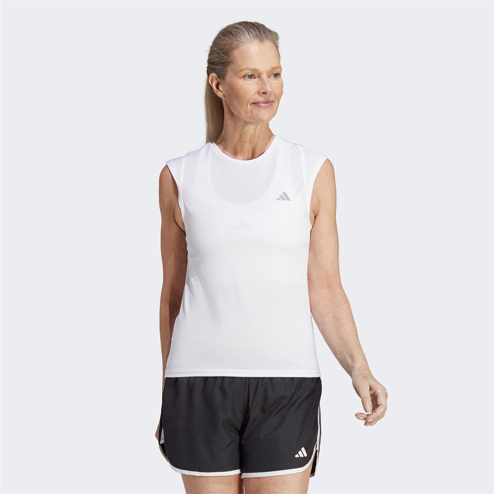 adidas X-City Running HEAT.RDY  Kadın Beyaz T-Shirt