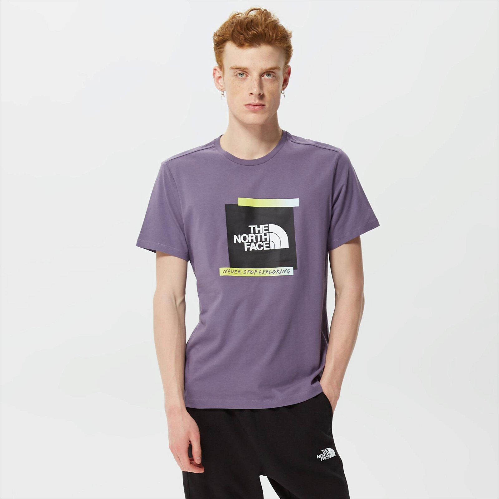 The North Face Es Graphic Erkek Mor T-Shirt