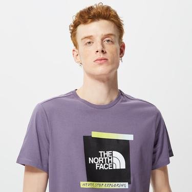 The North Face Es Graphic Erkek Mor T-Shirt
