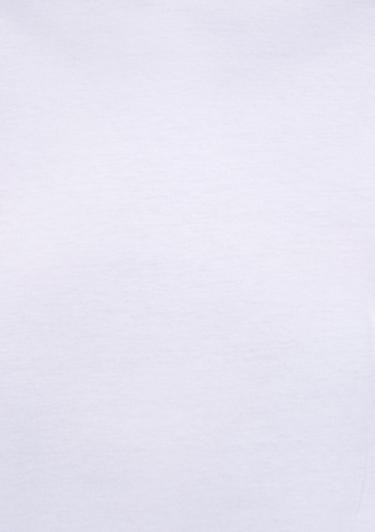  Mavi Beyaz Basic Crop Tişört Oversize / Geniş Kesim 168220-620