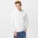 Calvin Klein Jeans Disrupted Lacquer Logo Hoodie Erkek Beyaz Sweatshirt
