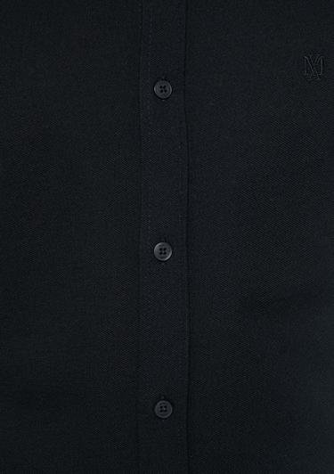 Mavi Siyah Gömlek Fitted / Vücuda Oturan Kesim 0210294-900