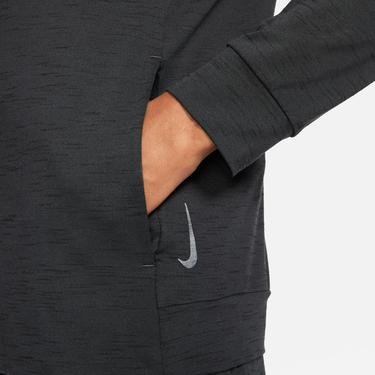 Nike Yoga Dri-Fit Top Fz Erkek Siyah Sweatshirt
