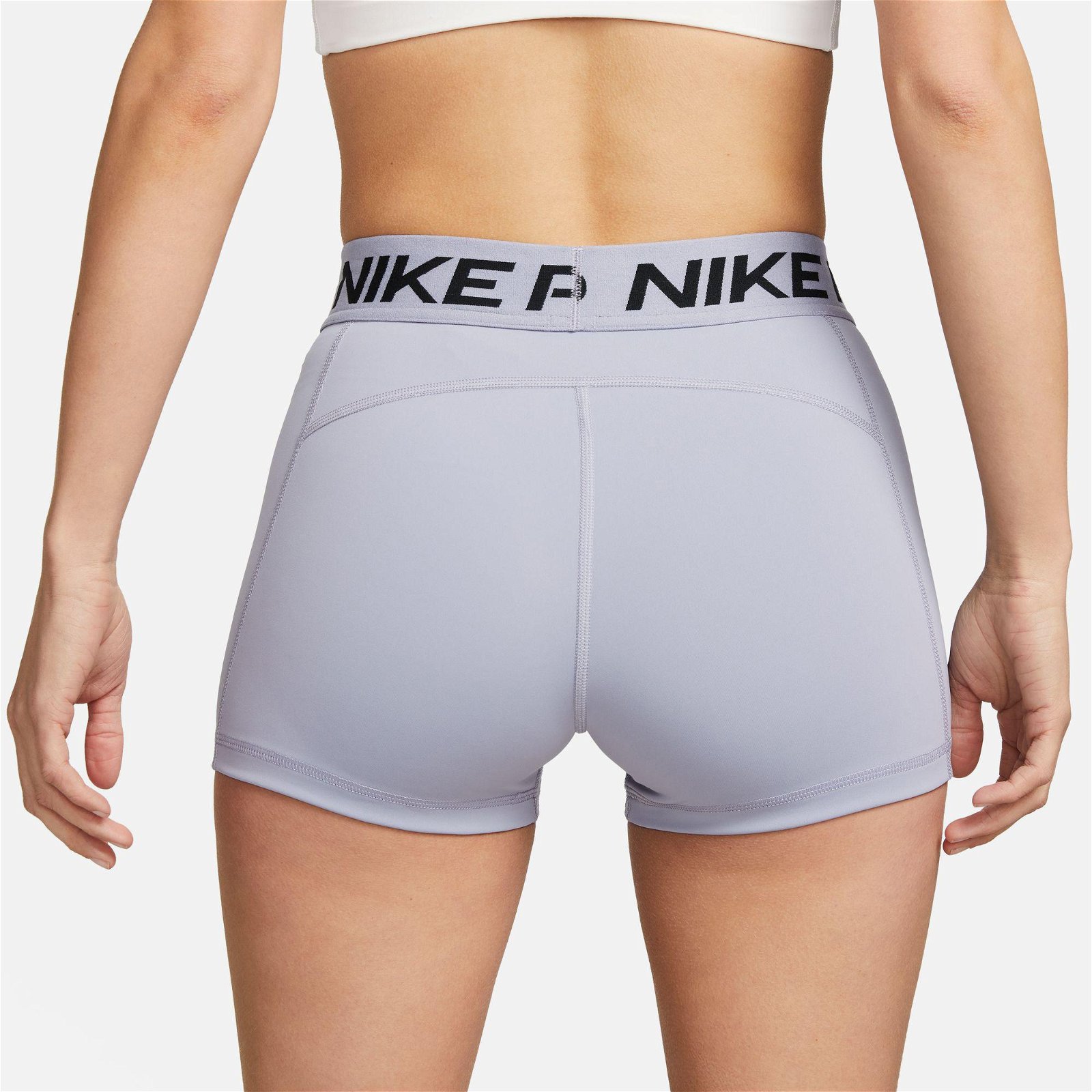 Nike Pro 365 Short 3 inç Kadın Gri Tayt