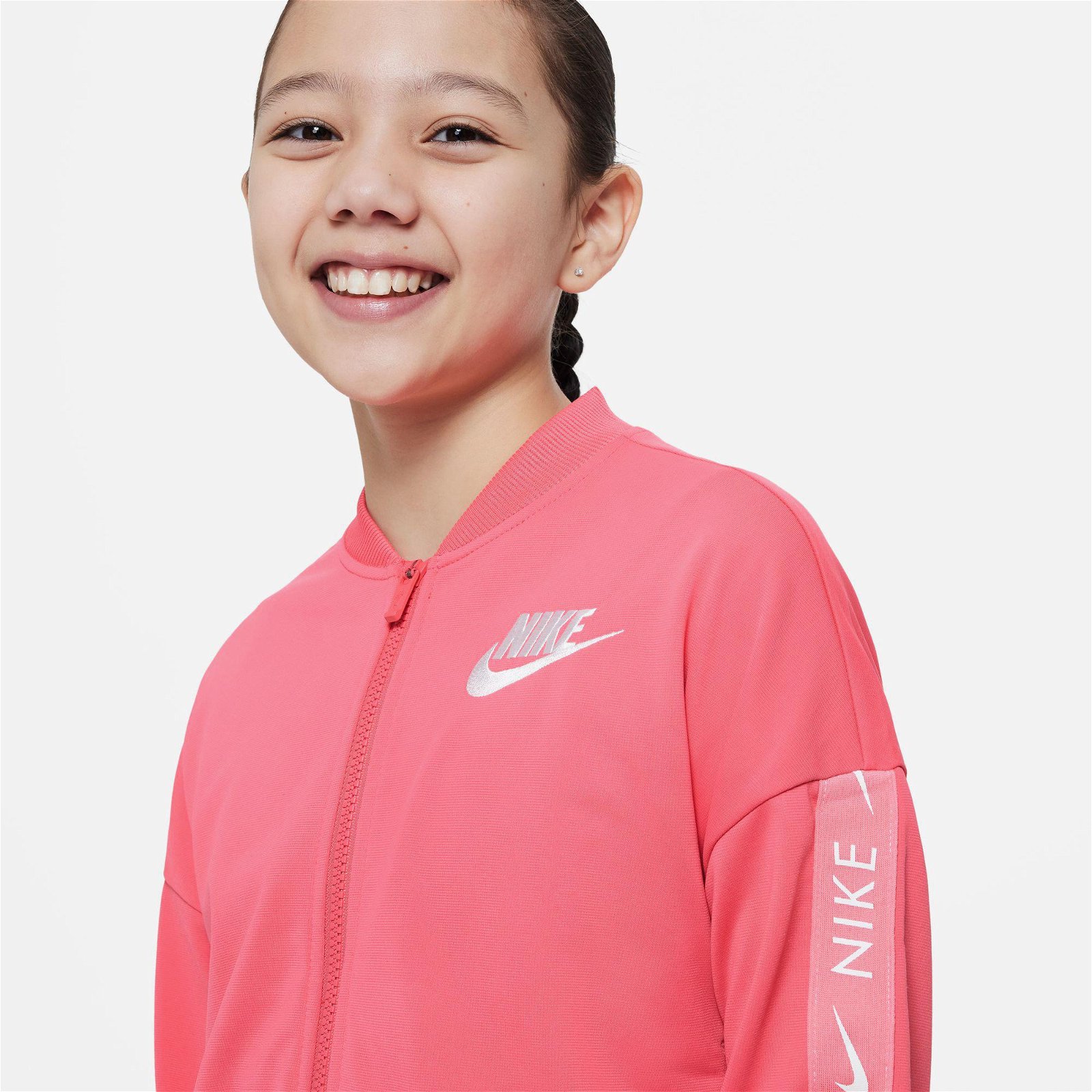 Nike Sportswear Track Suit Tricot Çocuk Pembe Eşofman Takımı