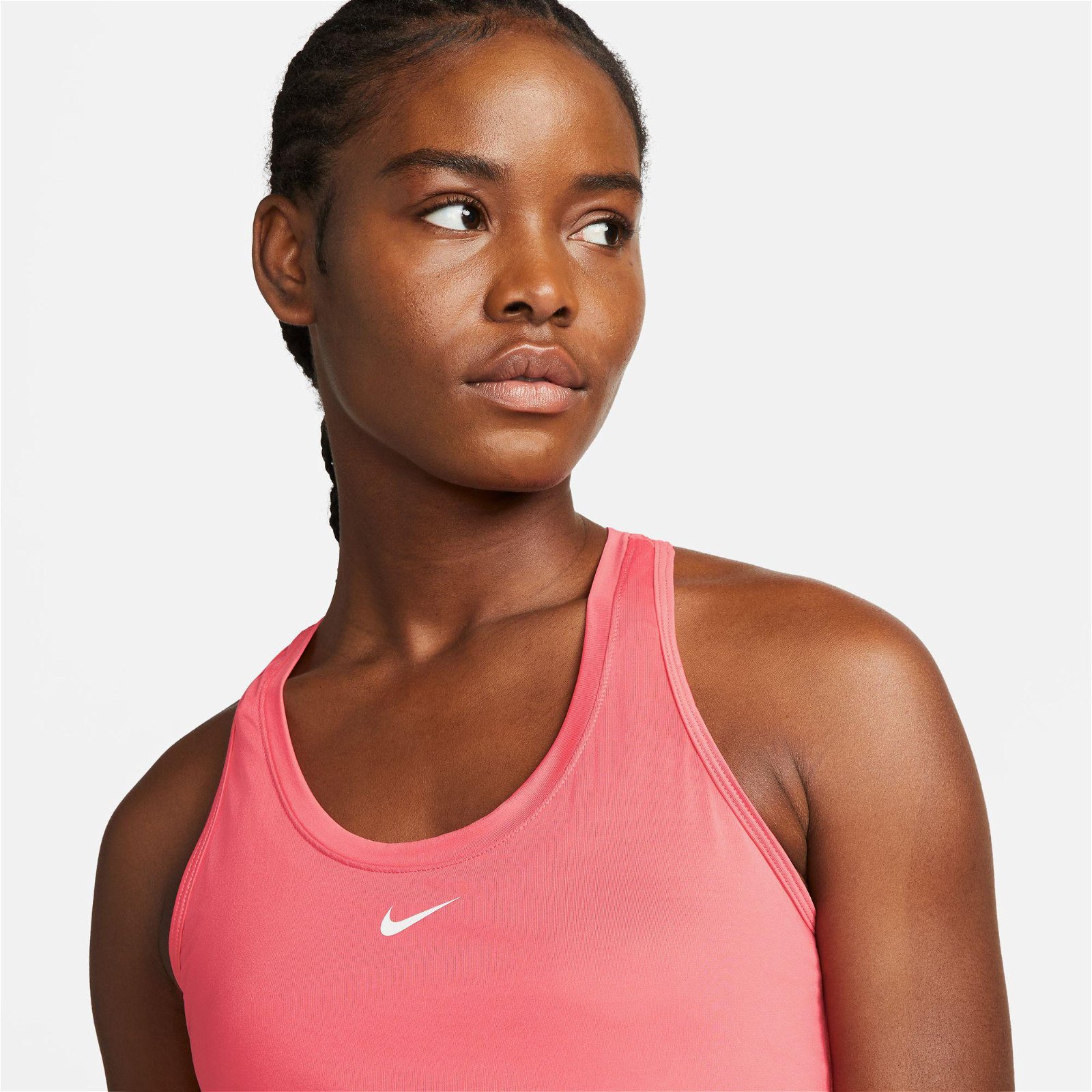 Nike One Dri-Fit Slim Tank Kadın Pembe Kolsuz T-Shirt