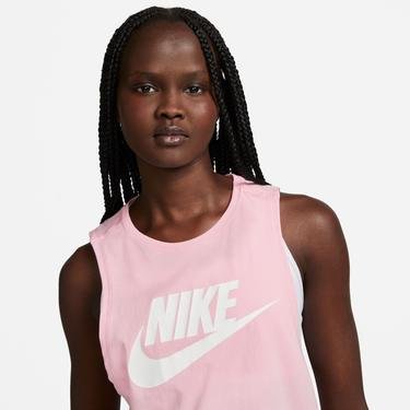  Nike Sportswear Tank Mscl Futura New Kadın Pembe Kolsuz T-Shirt