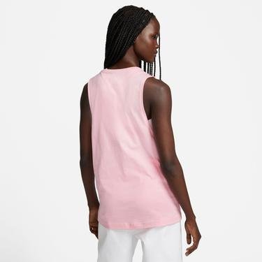  Nike Sportswear Tank Mscl Futura New Kadın Pembe Kolsuz T-Shirt