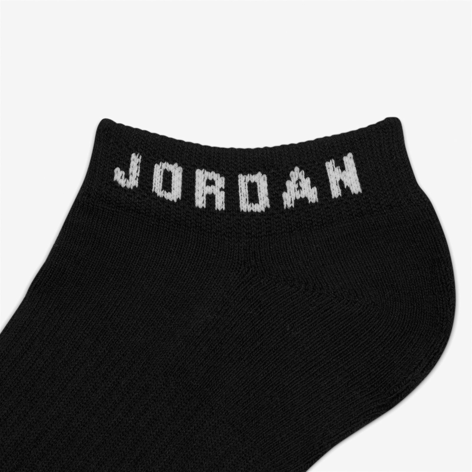 Jordan Everyday Cush Poly Ns 3'lü Unisex Siyah Çorap
