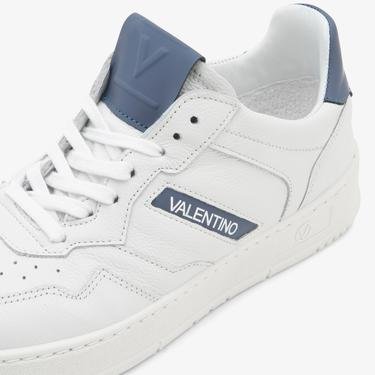  Mario Valentino Apollo Erkek Beyaz - Mavi Spor Ayakkabı