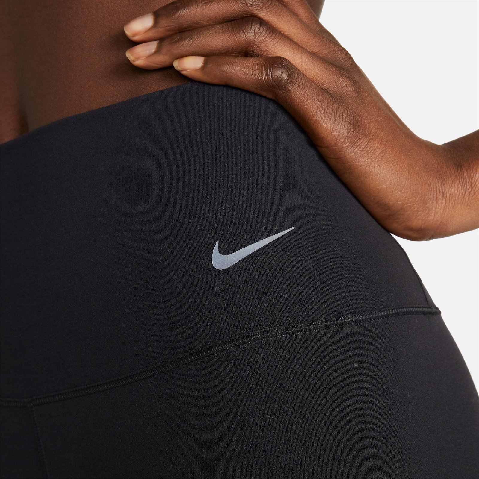 Nike Dri-FIT Zenvy High Rise 7/8 Kadın Siyah Tayt