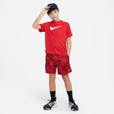  Nike Dri-Fit Multi Top Çocuk Kırmızı T-Shirt