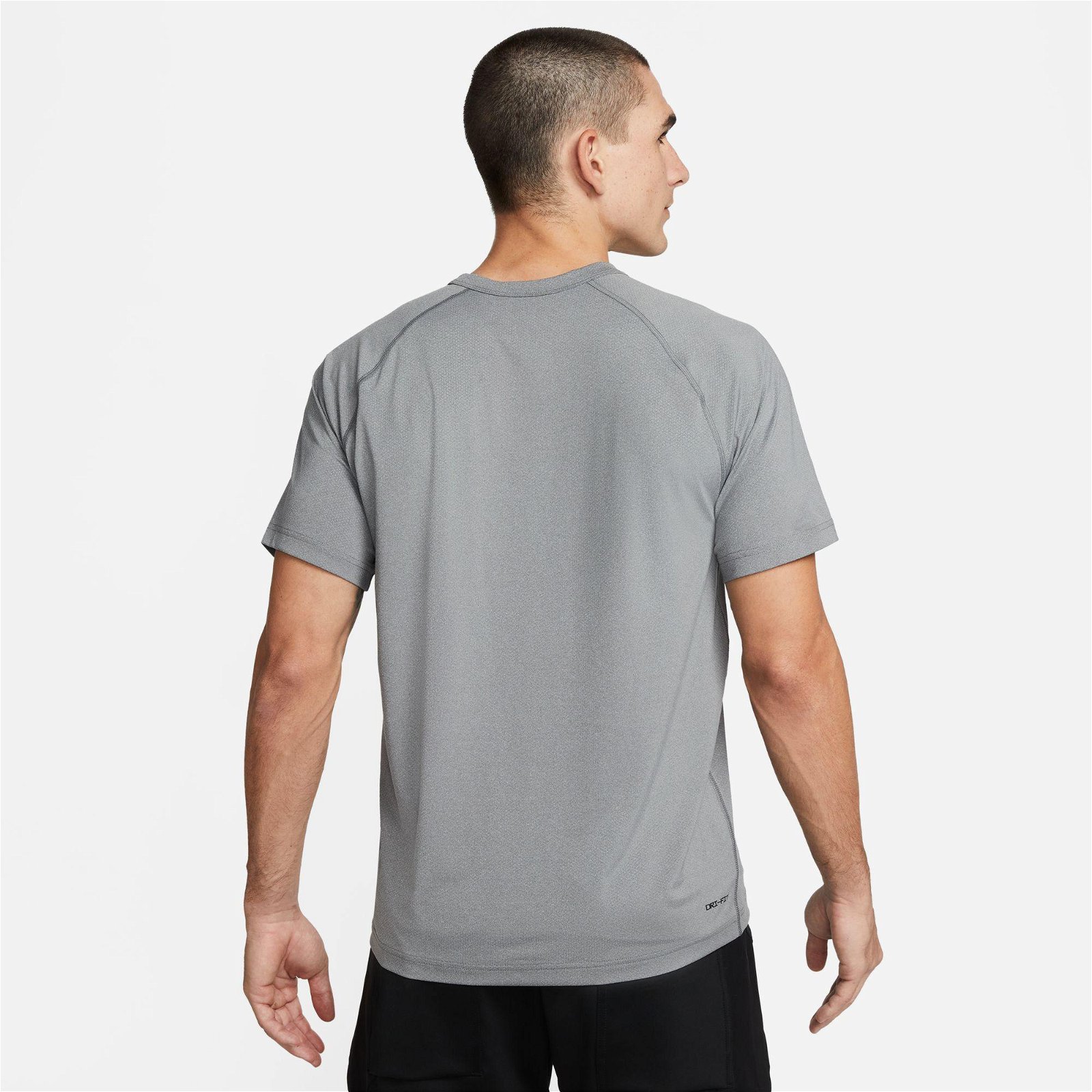 Nike Dri-Fit Ready Erkek Gri T-Shirt