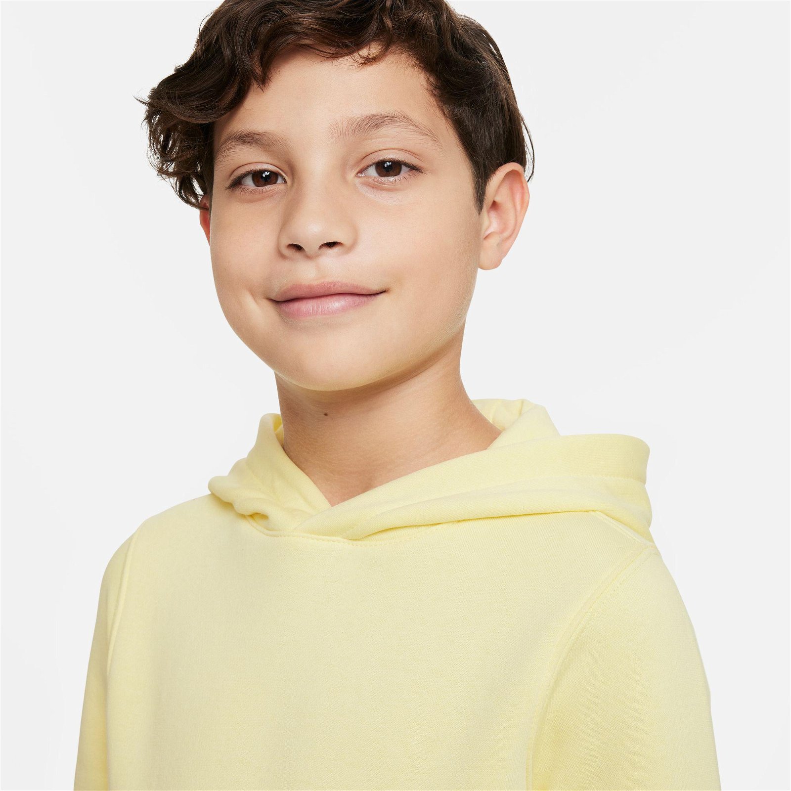 Nike Sportswear Hoodie Core Çocuk Sarı Sweatshirt