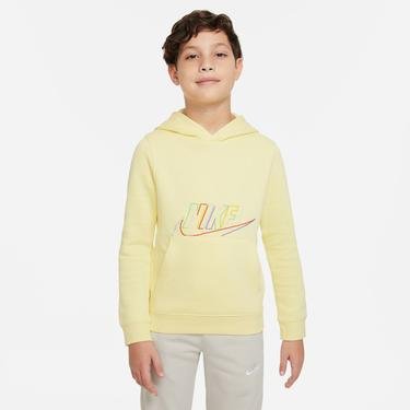  Nike Sportswear Hoodie Core Çocuk Sarı Sweatshirt