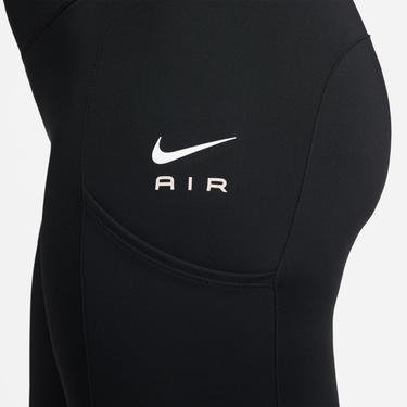  Nike Dri-Fit Air Fast Mid Rise 7/8 Kadın Siyah-Beyaz Tayt