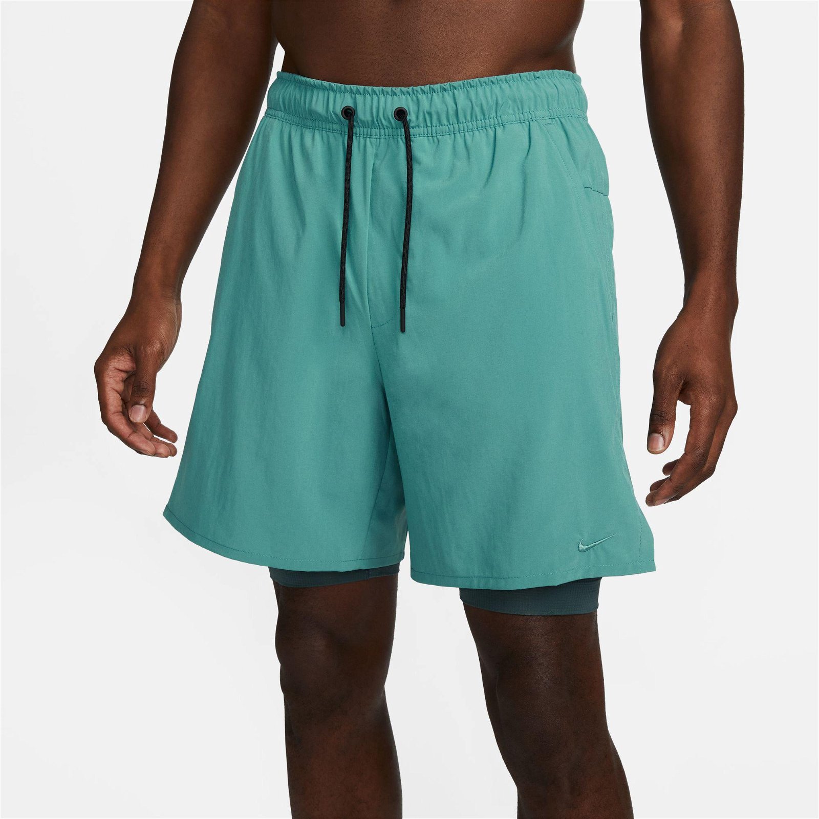 Nike Dri-Fit Unlimited Woven 18cm 2In1 Erkek Yeşil Şort