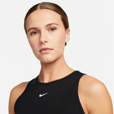  Nike Pro Dri-Fit Crop Tank Femme Kadın Siyah Kolsuz T-Shirt