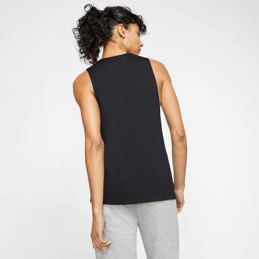  Nike Sportswear Tank Futura New Kadın Siyah Kolsuz T-Shirt