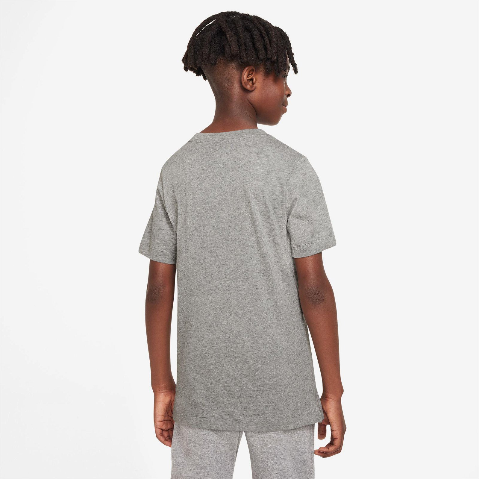 Nike Sportswear Core Brandmark 1 Çocuk Gri T-Shirt