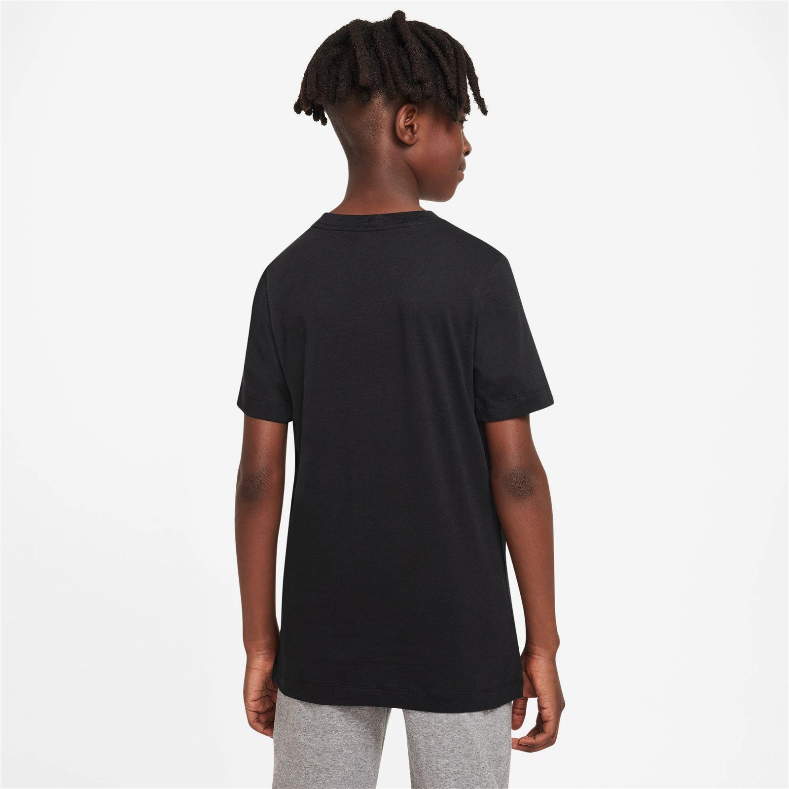 Nike Sportswear Core Brandmark 1 Çocuk Siyah T-Shirt
