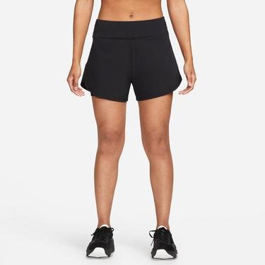 Nike Bliss Dri-Fit Mid-Rise 3inç 2N1 Short Kadın Siyah Şort