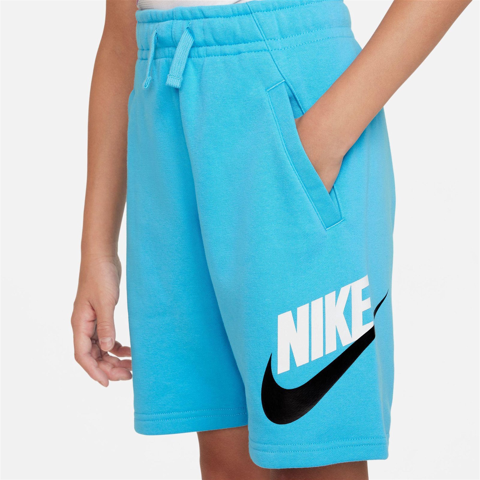 Nike Sportswear Club + Hbr Short Fit Çocuk Mavi Şort