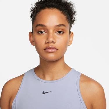  Nike Pro Dri-Fit Crop Tank Femme Kadın Gri Kolsuz T-Shirt
