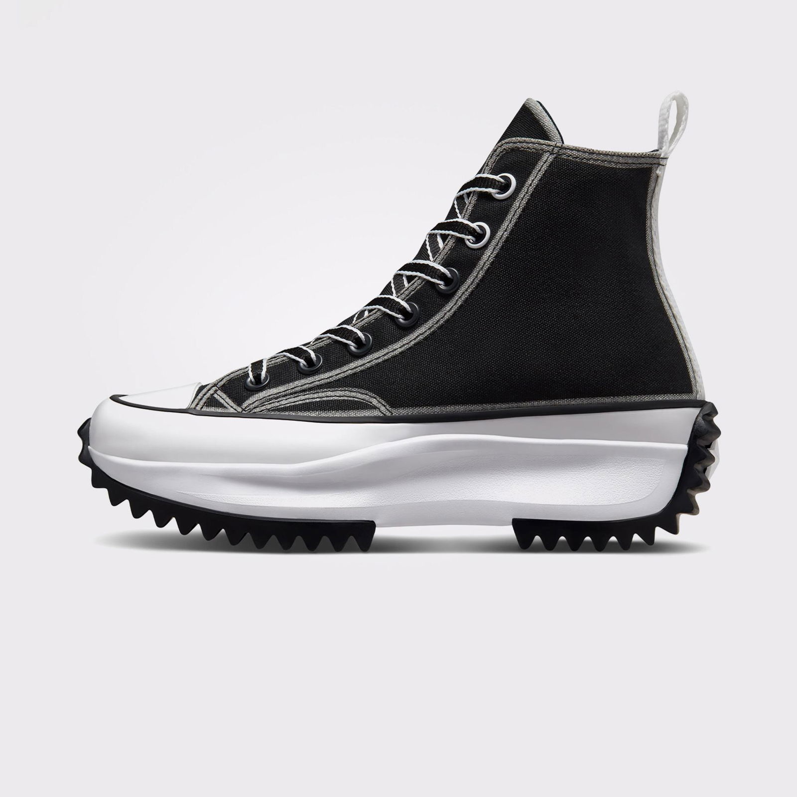 Converse Run Star Hike Platform Outline Sketch Unisex Siyah Sneaker