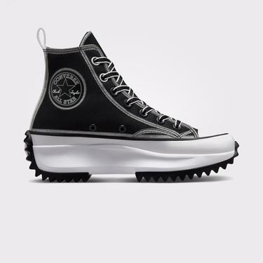  Converse Run Star Hike Platform Outline Sketch Unisex Siyah Sneaker