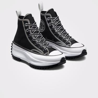  Converse Run Star Hike Platform Outline Sketch Unisex Siyah Sneaker