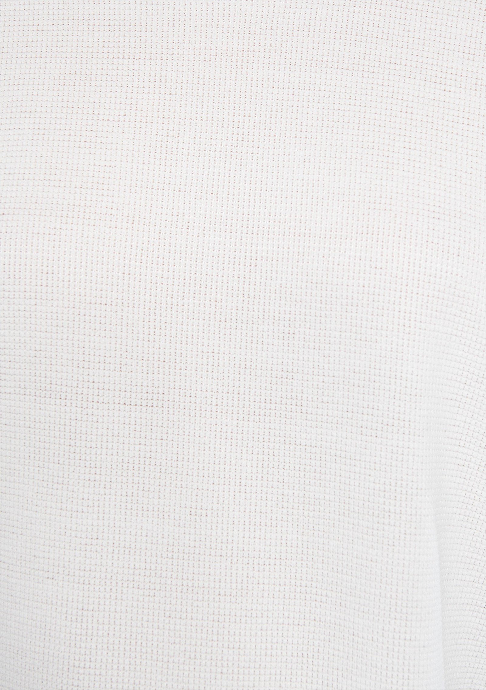 Mavi Sırt Detaylı Beyaz Tişört Oversize / Geniş Kesim 167311-81964