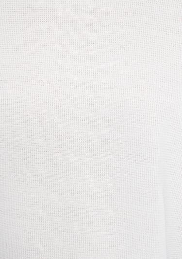  Mavi Sırt Detaylı Beyaz Tişört Oversize / Geniş Kesim 167311-81964
