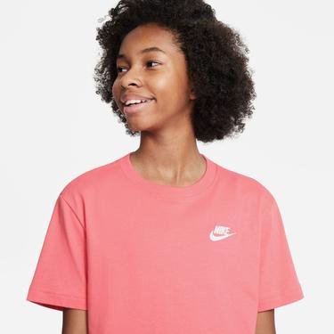 Nike Sportswear Club Çocuk Pembe T-Shirt