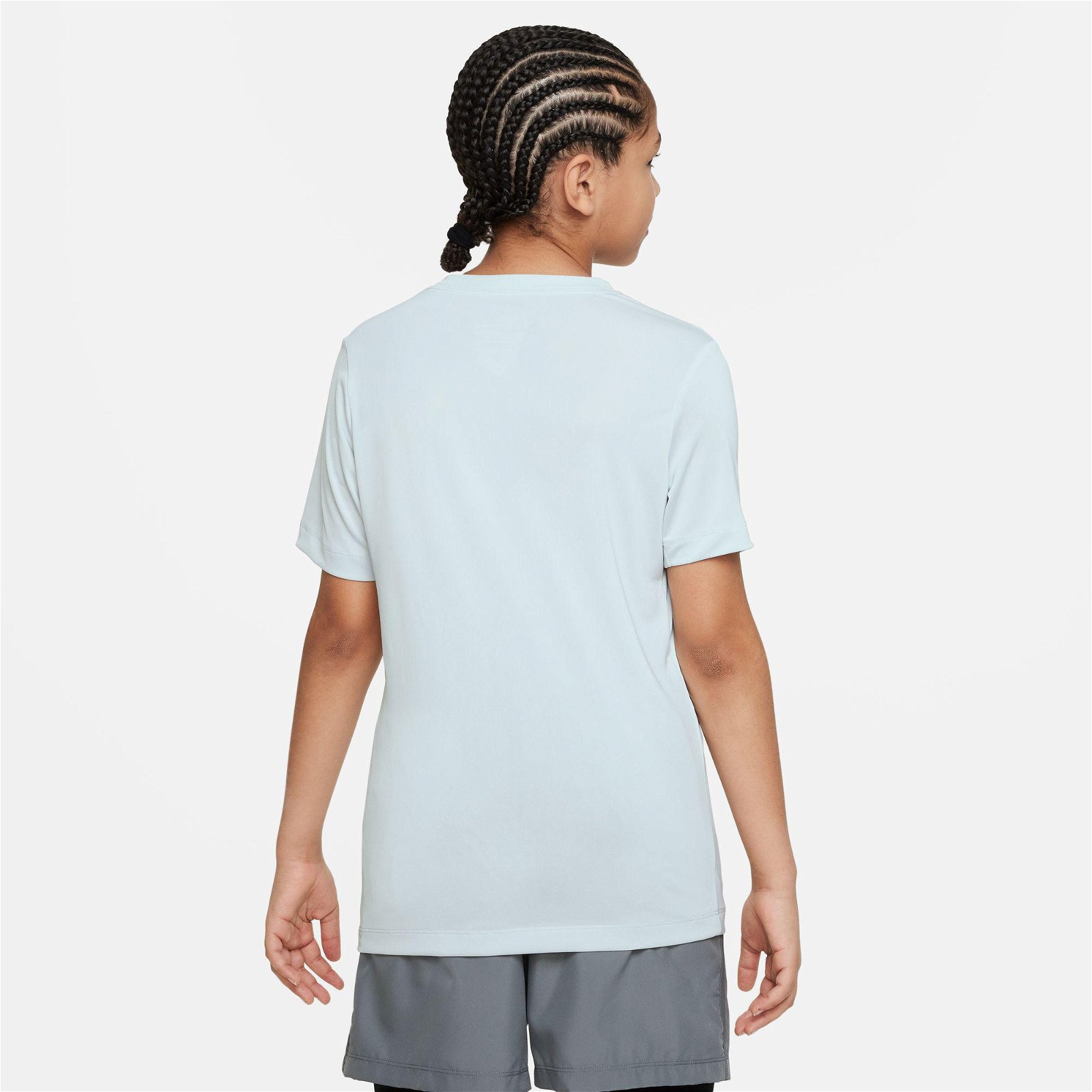 Nike Dri-Fit Futbol Çocuk Gri T-Shirt