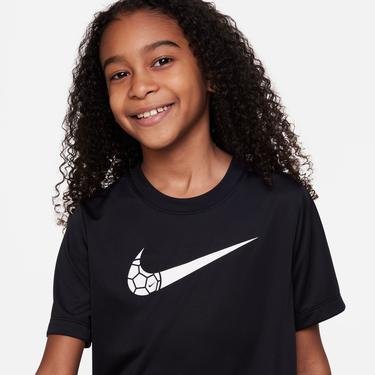  Nike Dri-Fit Futbol Çocuk Siyah T-Shirt