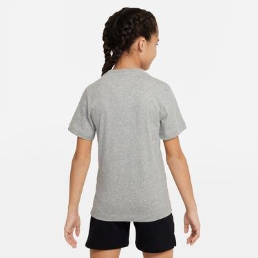  Nike Sportswear Core Brandmark Çocuk Gri T-Shirt
