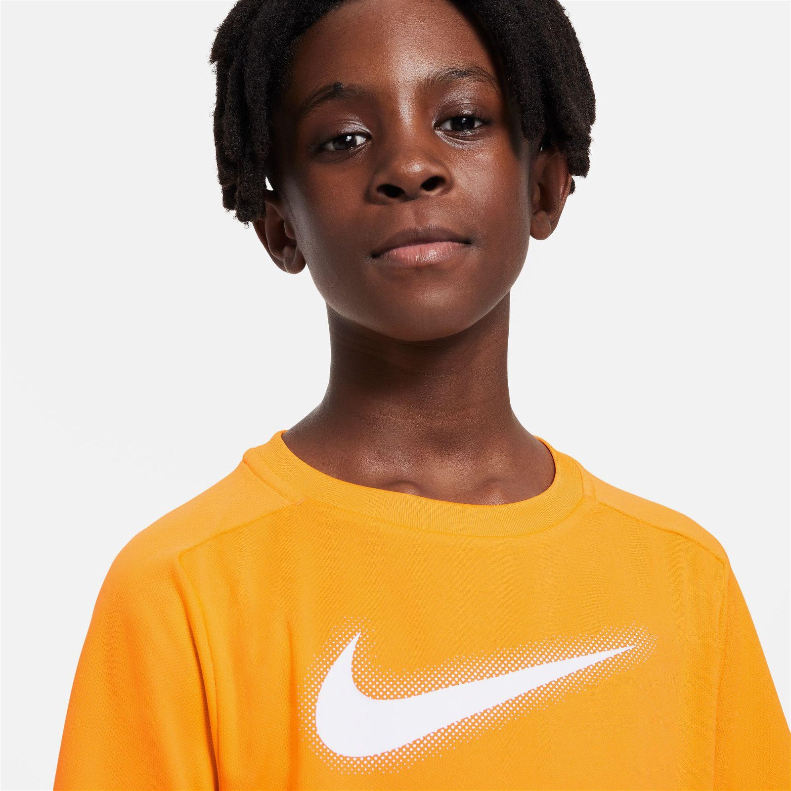 Nike Dri-Fit Multi+ Top Hbr Çocuk Turuncu T-Shirt