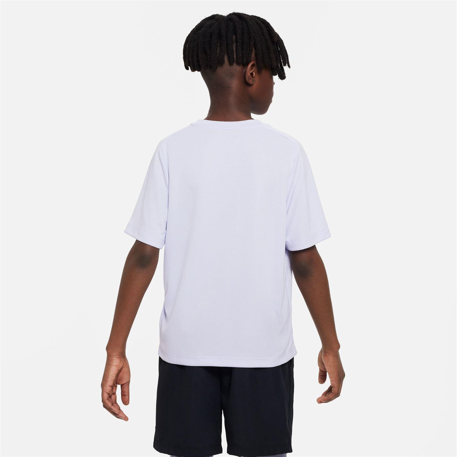 Nike Dri-Fit Multi+ Top Hbr Çocuk Mor T-Shirt