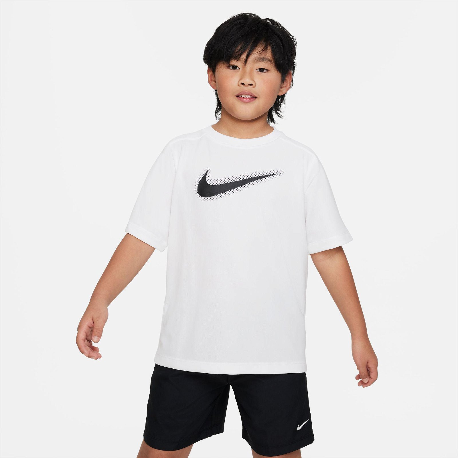 Nike Dri-Fit Multi+ Top Hbr Çocuk Beyaz T-Shirt